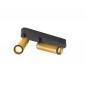 Preview: SLV 1009083 GRIP M LED Deckenaufbauleuchte 28W 3000K Gold Schwarz dimmbar 42 Grad CRI90 modernes Design