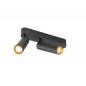 Preview: SLV 1009079 GRIP M LED Deckenaufbauleuchte 28W 3000K Schwarz Gold dimmbar 42 Grad CRI90 modernes Design