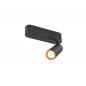 Preview: SLV 1009070 GRIP! M Deckenaufbauleuchte single 2700K 14W 42° schwarz/gold CRI90 IP20 dimmbar
