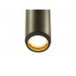 Preview: SLV 1009057 GRIP! S Deckeneinbauleuchte 10W 3000K 29° CRI90 Ø 6,8 cm dimmbar bronze/schwarz