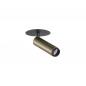 Preview: SLV 1009057 GRIP! S Deckeneinbauleuchte 10W 3000K 29° CRI90 Ø 6,8 cm dimmbar bronze/schwarz