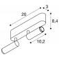 Preview: SLV 1009051 GRIP! S Deckenstrahler 21W 3000K 1300 lm 29° CRI90 dimmbar gold/schwarz