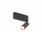 Preview: SLV 1009038 GRIP! S Deckenaufbauleuchte single PHASE 2700K 11W 29° schwarz/gold – kompakter LED Aufbaustrahler