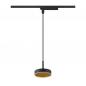Preview: SLV GRIP! FLAT 1009133 – 1~ Pendelleuchte schwarz/gold 2700/3000K CRI90 200 cm dimmbar
