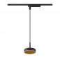 Preview: SLV GRIP! FLAT 1009133 – 1~ Pendelleuchte schwarz/gold 2700/3000K CRI90 200 cm dimmbar
