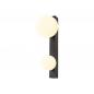 Preview: SLV 1009145 SUN WL DOUBLE G9 Wandaufbauleuchte schwarz IP20