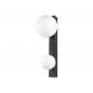 Preview: SLV 1009145 SUN WL DOUBLE G9 Wandaufbauleuchte schwarz IP20