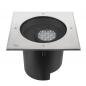 Preview: SLV 1009171 DASAR XL Bodeneinbauleuchte – professionelle LED Außenbeleuchtung 27W 2600lm 3000K IP67 DALI Edelstahl/Schwarz