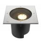 Preview: SLV 1009171 DASAR XL Bodeneinbauleuchte – professionelle LED Außenbeleuchtung 27W 2600lm 3000K IP67 DALI Edelstahl/Schwarz