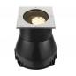 Preview: SLV 1009169 DASAR® L Bodeneinbauleuchte LED 3000K Edelstahl/Schwarz IP65/IP67 quadratisch DALI