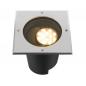 Preview: SLV 1009169 DASAR® L Bodeneinbauleuchte LED 3000K Edelstahl/Schwarz IP65/IP67 quadratisch DALI