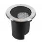 Preview: SLV 1009168 DASAR® L Bodeneinbauleuchte LED 3000K Edelstahl/Schwarz IP67 DALI