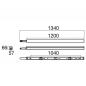 Preview: SLV 1009254 BATTEN P 1200 LED PIR Sensor 52 830/840/850 WH Aufbauleuchte 1200mm