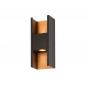 Preview: SLV 1010101 FLATT II Wandaufbauleuchte PHASE 9,5W 2700K anthrazit/braun IP65