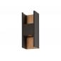Preview: SLV 1010101 FLATT II Wandaufbauleuchte PHASE 9,5W 2700K anthrazit/braun IP65