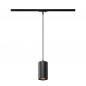 Preview: SLV 1010099 ASTO TUBE 1~ Pendelleuchte GU10 10W schwarz 250 cm IP20
