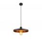 Preview: SLV 1010096 LALU® PLATE 33 E27 MIX&MATCH LEUCHTENSCHIRM 1,5CM SCHWARZ/BRONZE – flacher Designschirm