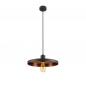 Preview: SLV 1010096 LALU® PLATE 33 E27 MIX&MATCH LEUCHTENSCHIRM 1,5CM SCHWARZ/BRONZE – flacher Designschirm