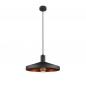Preview: SLV 1010090 LALU® TETRA 36 E27 MIX&MATCH LEUCHTENSCHIRM 8,9CM SCHWARZ/BRONZE – dekorativer Designschirm