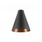 Preview: SLV 1010084 LALU® CONE 15 E27 MIX&MATCH LEUCHTENSCHIRM 17CM SCHWARZ/BRONZE – dekorativer Lampenschirm