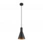 Preview: SLV 1010084 LALU® CONE 15 E27 MIX&MATCH LEUCHTENSCHIRM 17CM SCHWARZ/BRONZE – dekorativer Lampenschirm