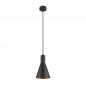 Preview: SLV 1010084 LALU® CONE 15 E27 MIX&MATCH LEUCHTENSCHIRM 17CM SCHWARZ/BRONZE – dekorativer Lampenschirm