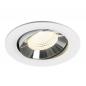 Preview: SLV 1009863 NUMINOS® MOVE L Deckeneinbauleuchte weiß/chrom 4000K 55° CRI90 schwenkbar -  Einbau Ø 14,5cm