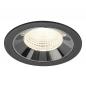 Preview: SLV 1009800 NUMINOS® L Deckeneinbauleuchte schwarz/chrom 4000K 55° CRI90 , Einbau Ø 12cm