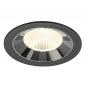 Preview: SLV 1009794 NUMINOS® L Deckeneinbauleuchte schwarz/chrom 4000K 20° CRI90 , Einbau Ø 12cm