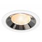 Preview: SLV 1009767 NUMINOS® L Deckeneinbauleuchte weiß/chrom 2700K 20° CRI90 , Einbau Ø 12cm