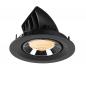 Preview: SLV 1009546 NUMINOS® GIMBLE M Deckeneinbauleuchte schwarz/chrom 2700K 40° CRI90 , Einbau Ø 12cm