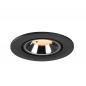 Preview: SLV 1009384 NUMINOS® GIMBLE S Deckeneinbauleuchte schwarz/chrom 2700K 40° CRI90 , Einbau Ø 9cm