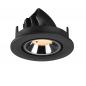 Preview: SLV 1009384 NUMINOS® GIMBLE S Deckeneinbauleuchte schwarz/chrom 2700K 40° CRI90 , Einbau Ø 9cm