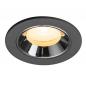 Preview: SLV 1009294 NUMINOS® XS Deckeneinbauleuchte schwarz/chrom 3000K 40° CRI90, Einbau Ø 5,5cm
