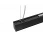 Preview: SLV 1010514 GLENOS PRO Pendelleuchte 1,5m DALI 3000K UGR16 schwarz