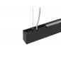 Preview: SLV 1010512 GLENOS® PRO Pendelleuchte schwarz 4000K DALI UGR<16