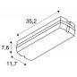 Preview: SLV 1010505 P-LIGHT – LED Not- und Sicherheitsleuchte Wand/Decke 5,2W 6000K IP65