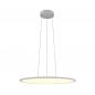 Preview: SLV 1010429 PANEL 60 – runde LED Pendelleuchte DALI 29W 3000/4000K grau UGR<19