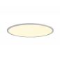 Preview: SLV 1010425 PANEL 60 – runde LED Deckenaufbauleuchte DALI 29W 3000/4000K grau UGR<19
