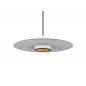 Preview: SLV 1010407 GRIP! FLAT – Felt shade Ø50 cm H 0,6 cm grau ultraflacher Leuchtenschirm