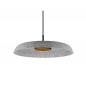 Preview: SLV 1010404 GRIP! FLAT – Felt shade Ø50 cm H 6,2 cm grau dekorativer Leuchtenschirm