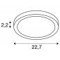 Preview: SLV 1010399 DOWNLIGHT VARIO 220 22 830/840 WH ML PIR – LED Downlight mit PIR-Sensor und CCT-Switch