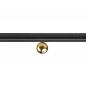 Preview: SLV 1010375 DYSKO 48V Spot DALI 5,6W 2700K 36° schwarz/gold – Retro Design Tracklight