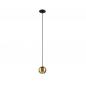Preview: SLV 1010359 DYSKO Einbau Pendelleuchte PHASE 2700K schwarz/gold - Einbaudurchmesser 47 mm