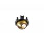 Preview: SLV 1010353 DYSKO Deckeneinbauleuchte rund PHASE 2700K schwarz/gold Einbaudurchmesser 65 mm