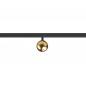 Preview: SLV 1010330 DYSKO 48V Spot DALI Standard Surface Mounted Track 2700K 5,6W 36° schwarz/gold