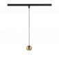 Preview: SLV 1010324 DYSKO 1~ Pendelleuchte PHASE 2700K Pendellänge 200 cm 36° schwarz/gold