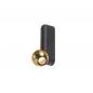 Preview: SLV 1010300 DYSKO Wand- und Deckenleuchte Single PHASE 2700K 6,7W 36° schwarz/gold
