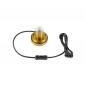 Preview: SLV 1010208 PANTILO ROPE 19 Tischleuchte E27 IP20 gold – dekorative Design-Tischleuchte mit Naturseil