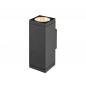 Preview: SLV 1010191 THEO PRO L Wandleuchte up/down DALI 30W 2700K 3600lm 24° anthrazit – moderne Fassaden- und Architekturbeleuchtung
